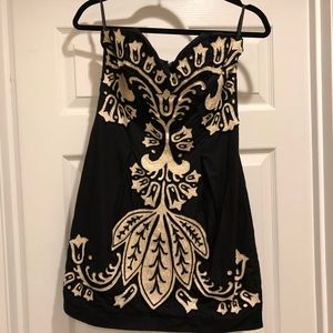 HOT French Connection beaded cocktail dress